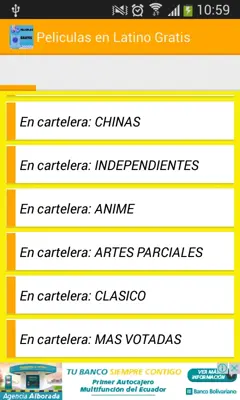 Peliculas en Latino Gratis android App screenshot 2